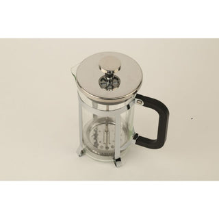 AltVibes | French Press with Black Handle | Stainless Steel & Glass | 600 ml