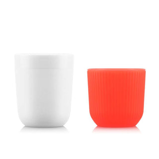 Bodum | Douro SW Mug with Silicone Sleeve | Translucent | Basic red