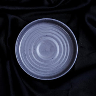 Fujitake | Art Stackable Bowl | 12 cm | Charcoal Gray Dotts | Set of 6