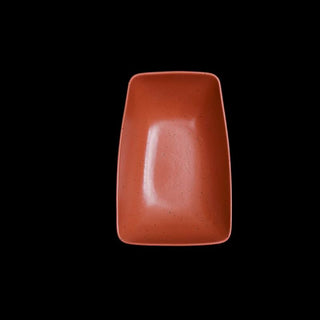 Fujitake | Vital Rectangle Bowl | 24 cm x 16.6 cm x 12.9 cm | Red Clay Dotts | Set of 6