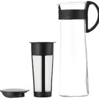 Hario | Mizudashi Cold Brew Coffee Pot | Heat-Proof Glass & Plastic | Black | 1000 ml