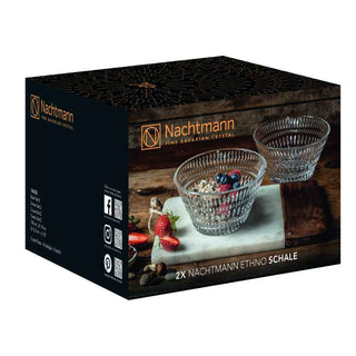 Nachtmann | Ethno | Bowl | 16.5 cm | 750 ml | Crystal | Set of 2