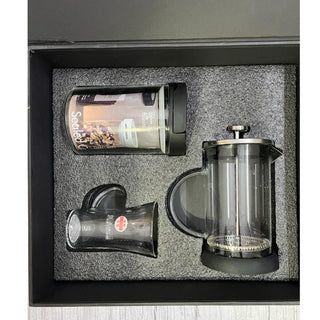 GIFT BOX: French Press, Coffee Container, Mug
