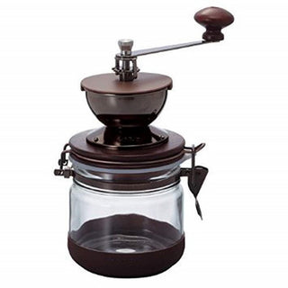 Hario | Canister Coffee Mill - Hand Coffee Grinder | Glass | Brown | 120 Gram