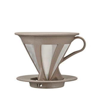 Hario | Baton 02 - Cafe All Dripper | Size 02 | 450 ml | 1-4 Cups | Plastic | Beige