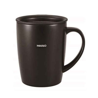 Hario | Insulated Mug With Lid | Stainless Steel | 300 ml | Black