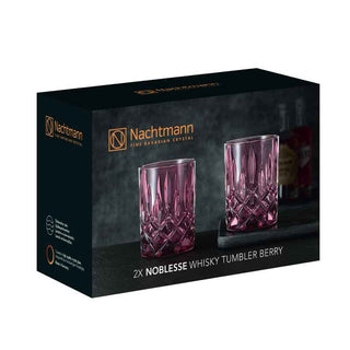 Nachtmann | Noblesse | Whisky Tumblers | 295 ml | Crystal | Berry | Set of 2