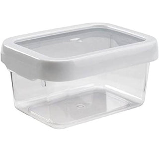 OXO | Good Grips Locktop Container - Small Rectangle | 900 ml | 3.8 Cups | BPA-Free Plastic | White