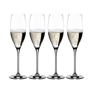 Riedel | Vinum - Vintage Champagne Glasses | 230 ml | Crystal | Clear | Set of 4