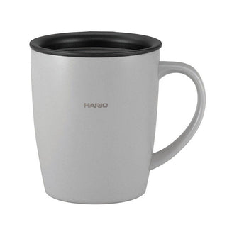 Hario | Insulated Mug With Lid | Stainless Steel | 300 ml | Grey