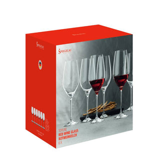 Spiegelau | Topline - Bordeaux Glasses | 810 ml | Crystal | Clear | Set of 6