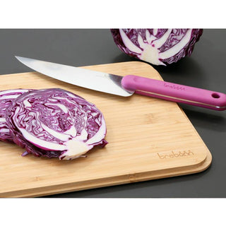 Trebonn | Chef Knife - With Soft-touch Anti-Slip Handle | Japanese Stainless Steel | Purple | 1 pc