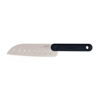 Trebonn | Santoku Knife - Soft-Touch with Anti-Slip Handle | Japanese Stainless Steel | Black | 1 pc