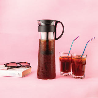 Hario | Mizudashi Cold Brew Coffee Pot | Heat-Proof Glass & Plastic | 1000 ml | Matte Black
